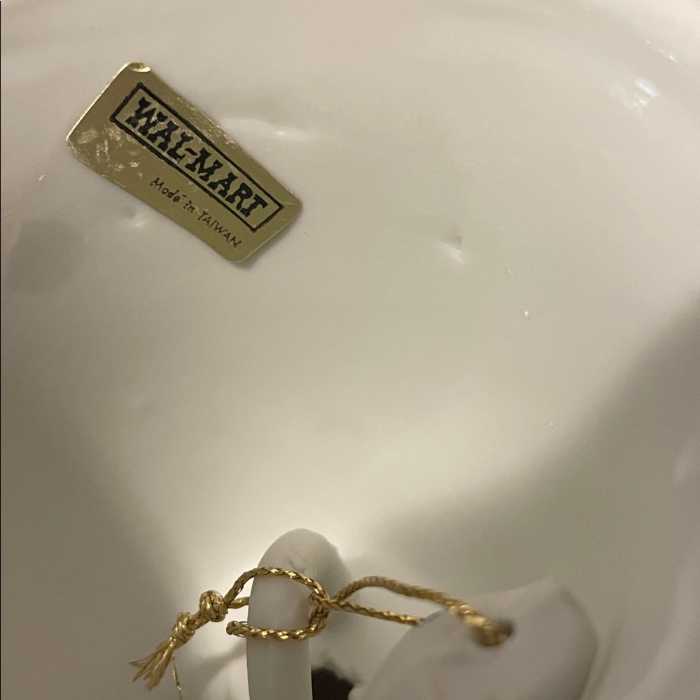 Charming Cream Bell with Floral Design - Picture 3 of 6